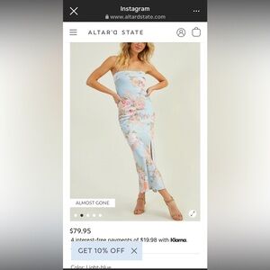 Altard state maxi dress